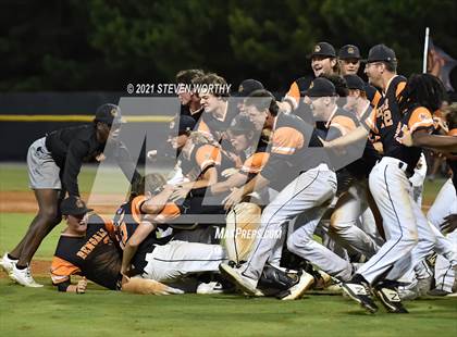 Thumbnail 1 in Fuquay - Varina @ Ronald Reagan (NCHSAA 4A Final Game 3) photogallery.