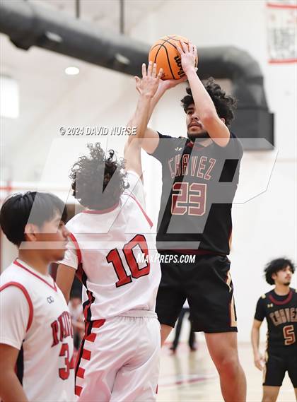 Thumbnail 1 in Chavez @ Rosamond (CIF CS Division 5 Quarterfinal) photogallery.