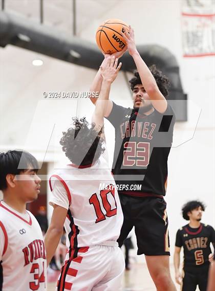 Thumbnail 2 in Chavez @ Rosamond (CIF CS Division 5 Quarterfinal) photogallery.