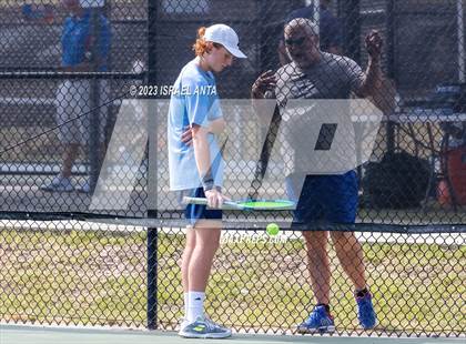 Thumbnail 1 in Greene Central vs. Raleigh Charter  (NCHSAA 2A Individual Semifinal) photogallery.