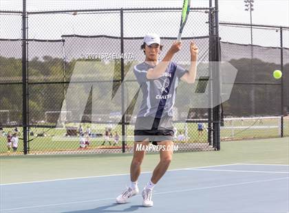Thumbnail 3 in Greene Central vs. Raleigh Charter  (NCHSAA 2A Individual Semifinal) photogallery.