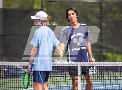 Thumbnail 1 in Greene Central vs. Raleigh Charter  (NCHSAA 2A Individual Semifinal) photogallery.