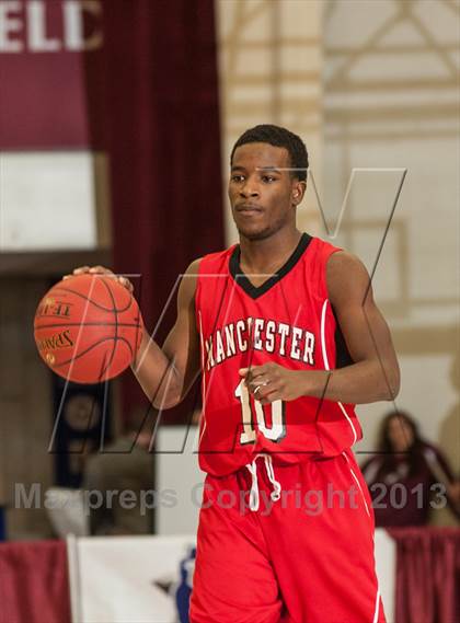 Thumbnail 1 in Springfield Central vs. Manchester (Spalding Hoophall Classic) photogallery.