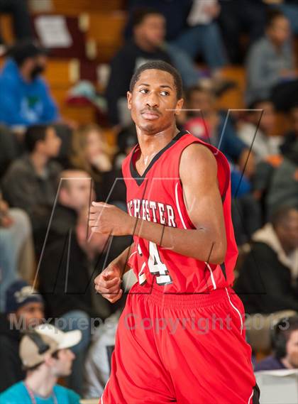 Thumbnail 2 in Springfield Central vs. Manchester (Spalding Hoophall Classic) photogallery.