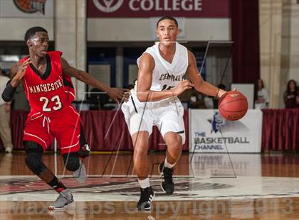 Thumbnail 3 in Springfield Central vs. Manchester (Spalding Hoophall Classic) photogallery.