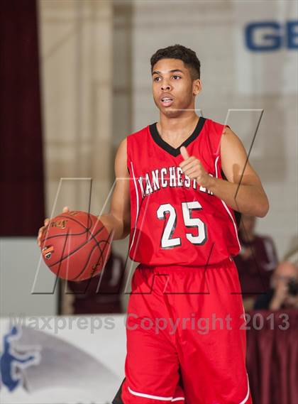 Thumbnail 3 in Springfield Central vs. Manchester (Spalding Hoophall Classic) photogallery.