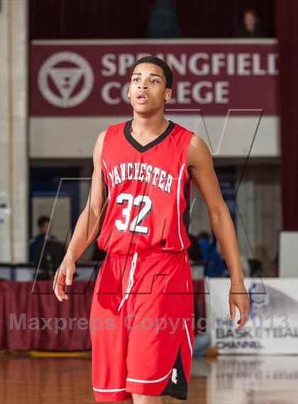 Thumbnail 3 in Springfield Central vs. Manchester (Spalding Hoophall Classic) photogallery.