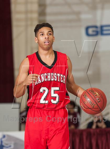 Thumbnail 2 in Springfield Central vs. Manchester (Spalding Hoophall Classic) photogallery.