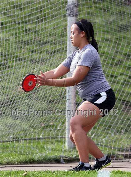 Thumbnail 2 in Iowa City Sherwood Relays (Discus/Shot Put)  photogallery.