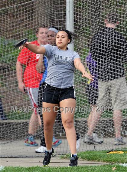 Thumbnail 3 in Iowa City Sherwood Relays (Discus/Shot Put)  photogallery.