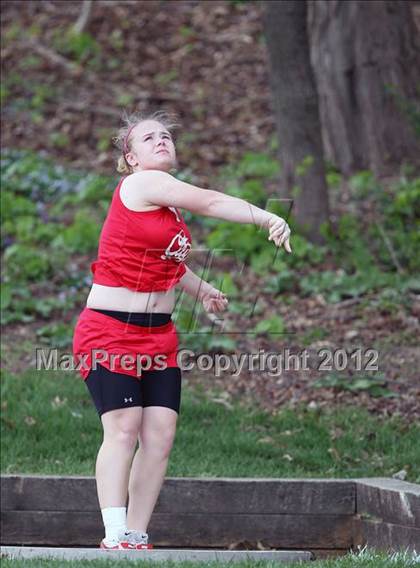 Thumbnail 3 in Iowa City Sherwood Relays (Discus/Shot Put)  photogallery.