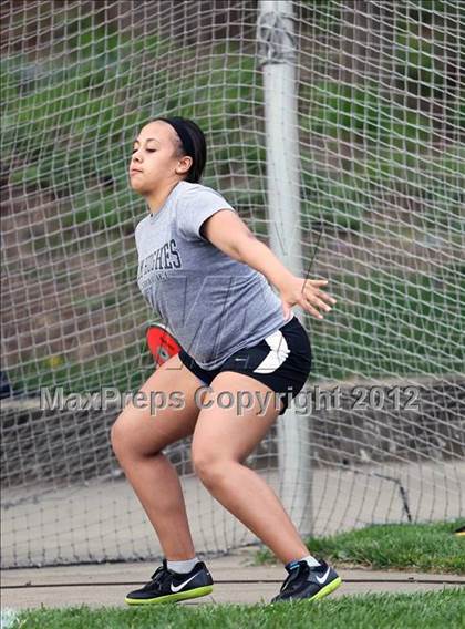 Thumbnail 3 in Iowa City Sherwood Relays (Discus/Shot Put)  photogallery.