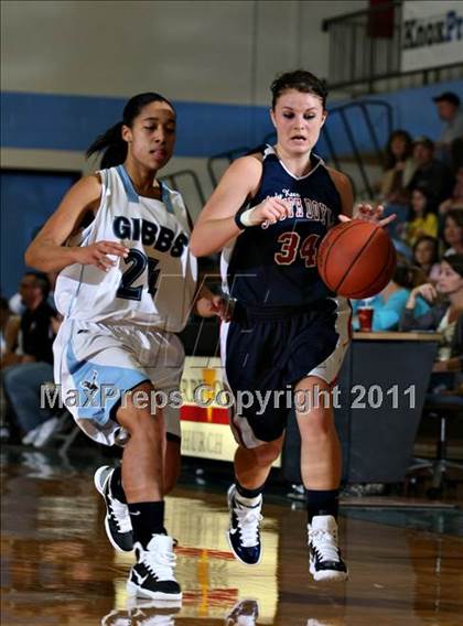 Thumbnail 2 in Gibbs vs South-Doyle (Kroger Thanksgiving Classic) photogallery.