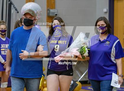 Thumbnail 2 in Scotland @ Jack Britt (senior night) photogallery.