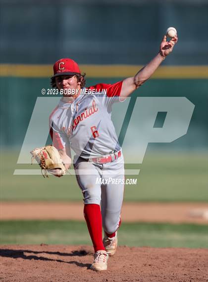 Thumbnail 2 in Centennial @ Bullard (CIF CS Division 1 Quarterfinal) photogallery.