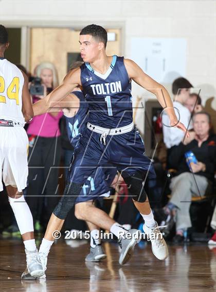 Thumbnail 3 in Father Tolton vs. Lehigh (City of Palms Classic) photogallery.