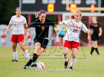 Thumbnail 1 in Orange @ Jacksonville (NCHSAA 3A 2nd Round) photogallery.