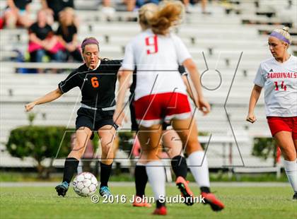 Thumbnail 3 in Orange @ Jacksonville (NCHSAA 3A 2nd Round) photogallery.