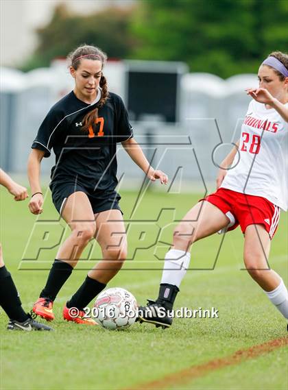 Thumbnail 3 in Orange @ Jacksonville (NCHSAA 3A 2nd Round) photogallery.