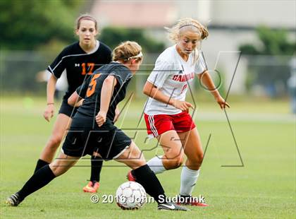 Thumbnail 1 in Orange @ Jacksonville (NCHSAA 3A 2nd Round) photogallery.