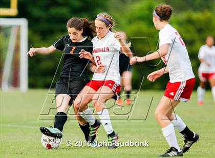 Thumbnail 3 in Orange @ Jacksonville (NCHSAA 3A 2nd Round) photogallery.