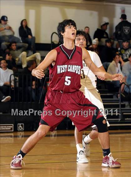 Thumbnail 2 in West Campus vs. Yuba City (Mel Good Holiday Classic) photogallery.