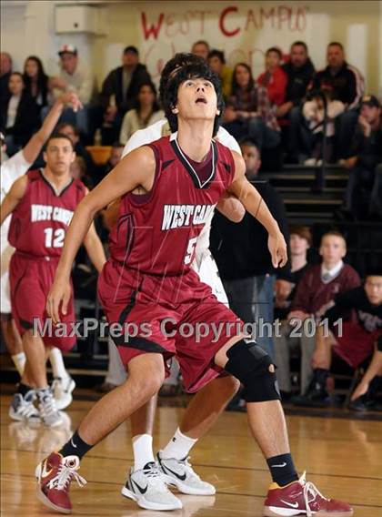 Thumbnail 1 in West Campus vs. Yuba City (Mel Good Holiday Classic) photogallery.
