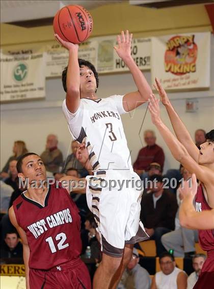 Thumbnail 1 in West Campus vs. Yuba City (Mel Good Holiday Classic) photogallery.