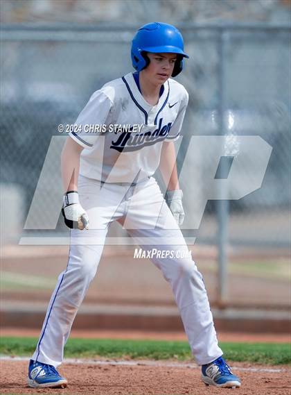 Thumbnail 3 in Denver Christian vs. McMinnville (Coach Bob Invitational) photogallery.