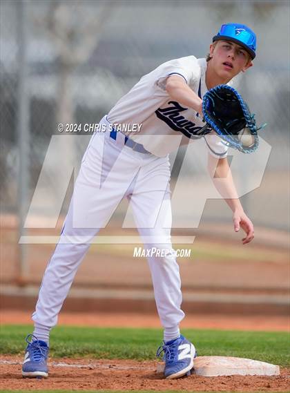 Thumbnail 1 in Denver Christian vs. McMinnville (Coach Bob Invitational) photogallery.