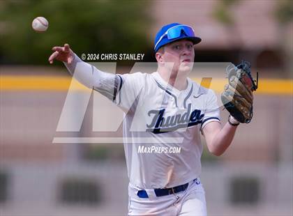 Thumbnail 3 in Denver Christian vs. McMinnville (Coach Bob Invitational) photogallery.