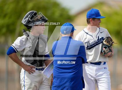Thumbnail 3 in Denver Christian vs. McMinnville (Coach Bob Invitational) photogallery.