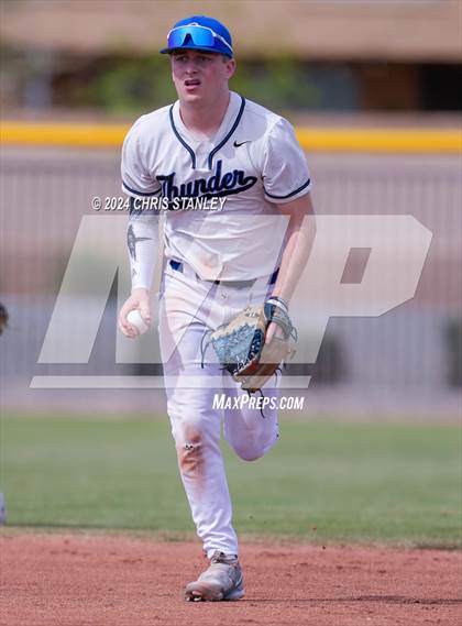Thumbnail 3 in Denver Christian vs. McMinnville (Coach Bob Invitational) photogallery.