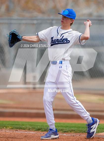 Thumbnail 2 in Denver Christian vs. McMinnville (Coach Bob Invitational) photogallery.