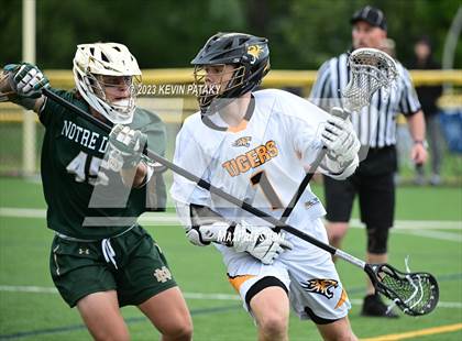 Thumbnail 2 in Notre Dame, WH @ Daniel Hand (CIAC Class M Semifinal) photogallery.