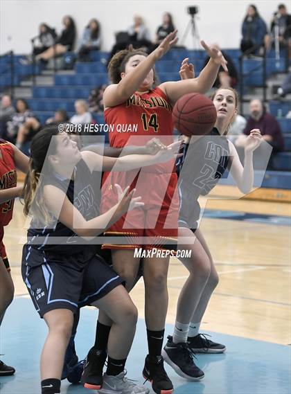 Thumbnail 1 in Mission Viejo vs Corona del Mar (CdM Tip Off Tournament) photogallery.