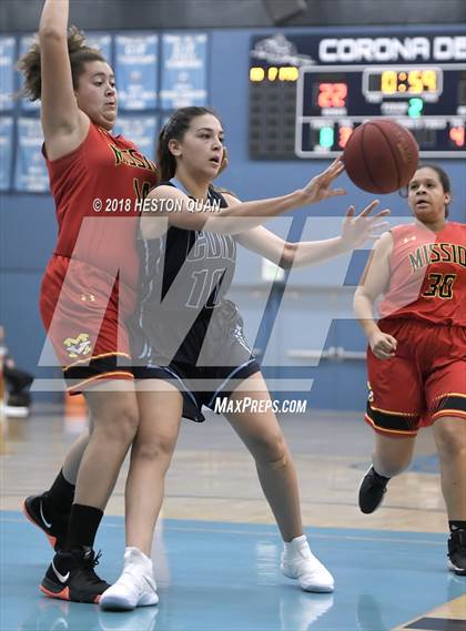 Thumbnail 2 in Mission Viejo vs Corona del Mar (CdM Tip Off Tournament) photogallery.