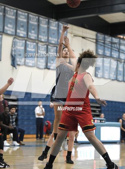 Thumbnail 2 in Mission Viejo vs Corona del Mar (CdM Tip Off Tournament) photogallery.