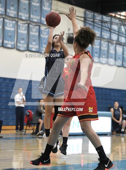 Thumbnail 1 in Mission Viejo vs Corona del Mar (CdM Tip Off Tournament) photogallery.