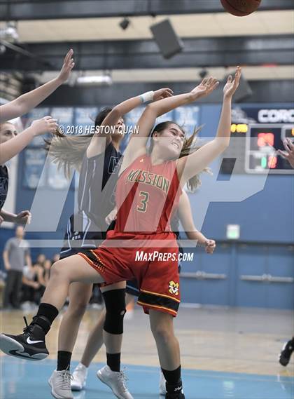 Thumbnail 2 in Mission Viejo vs Corona del Mar (CdM Tip Off Tournament) photogallery.