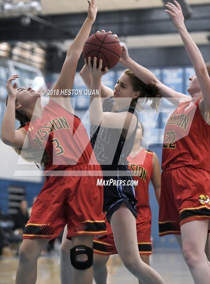 Thumbnail 2 in Mission Viejo vs Corona del Mar (CdM Tip Off Tournament) photogallery.
