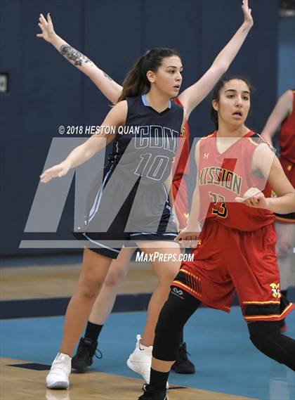 Thumbnail 1 in Mission Viejo vs Corona del Mar (CdM Tip Off Tournament) photogallery.