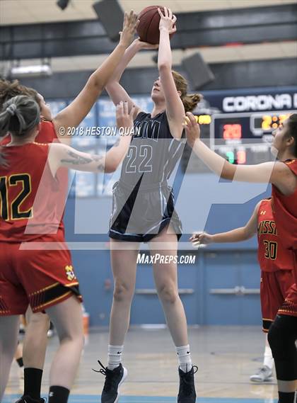 Thumbnail 1 in Mission Viejo vs Corona del Mar (CdM Tip Off Tournament) photogallery.