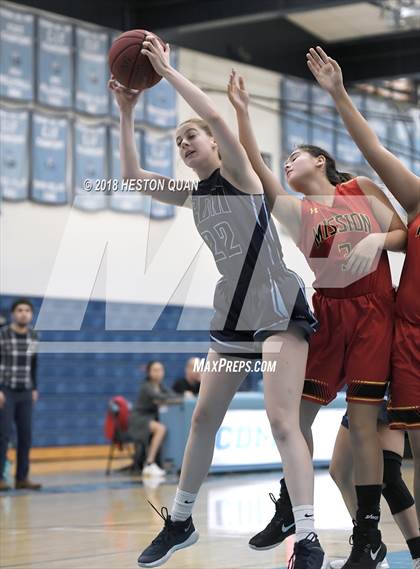 Thumbnail 3 in Mission Viejo vs Corona del Mar (CdM Tip Off Tournament) photogallery.