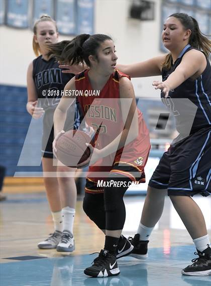 Thumbnail 2 in Mission Viejo vs Corona del Mar (CdM Tip Off Tournament) photogallery.