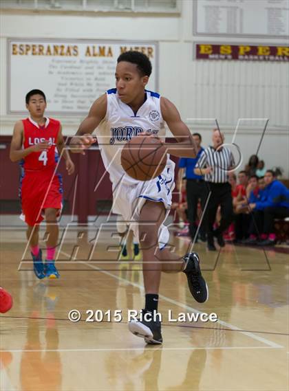Thumbnail 2 in Los Alamitos @ Jordan (Esperanza - Canyon Tip Off Classic) photogallery.