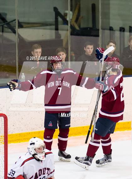 Thumbnail 3 in Albany Academy vs. Avon Old Farms (NESPAC Large Division Final) photogallery.