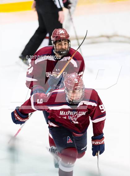 Thumbnail 3 in Albany Academy vs. Avon Old Farms (NESPAC Large Division Final) photogallery.