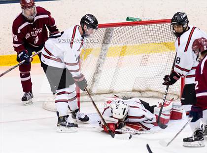 Thumbnail 1 in Albany Academy vs. Avon Old Farms (NESPAC Large Division Final) photogallery.