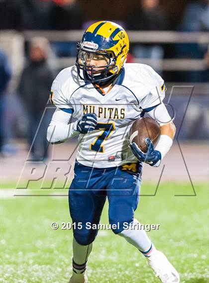 Thumbnail 2 in Bellarmine College Prep vs. Milpitas (CIF CCS Open D1 Final) photogallery.